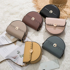 Flower Crossbody Bag PU Leather Handbag Shoulder Bag