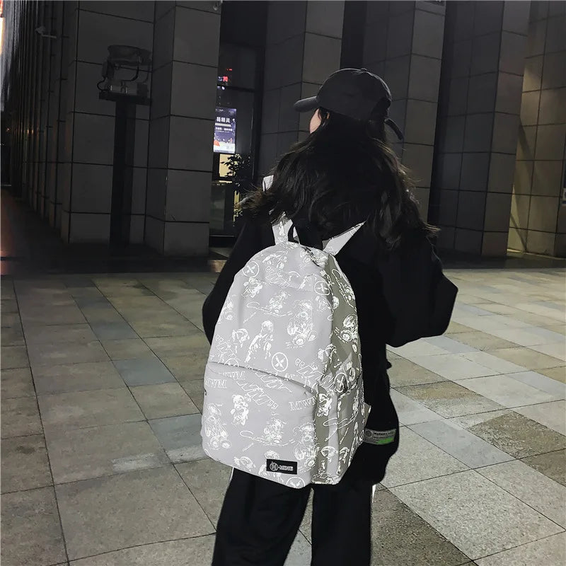 Large Capacity Vintage Women's Backpack Outdoor Travel Casual