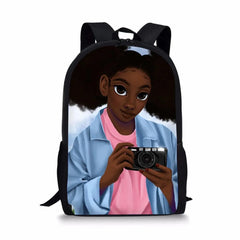 Personalized Printing Pattern School Backpack Set for Teens