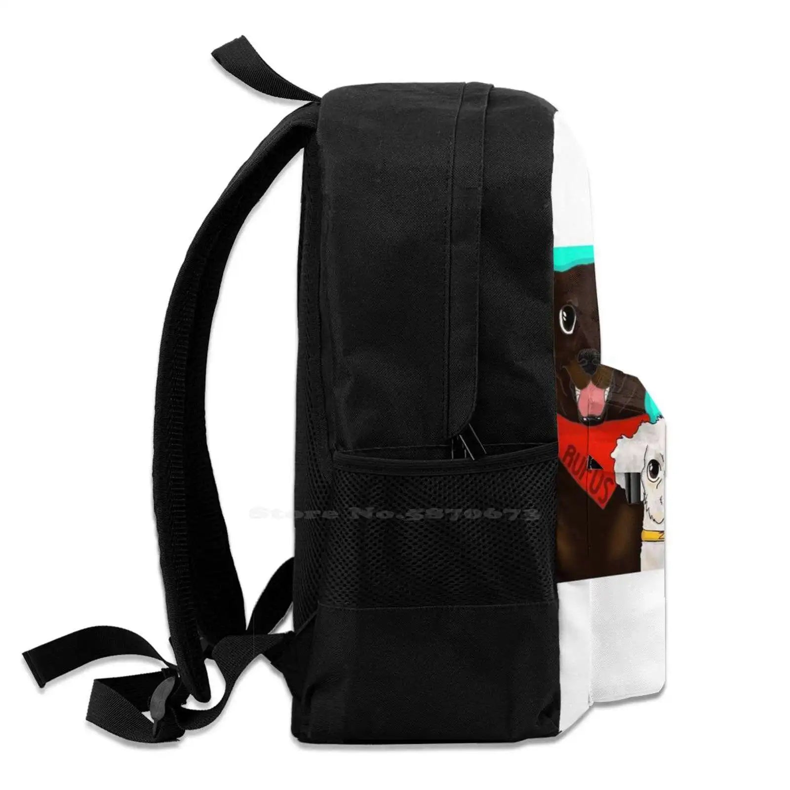 Prints Portraits Large Capacity Backpack Laptop Travel Bags