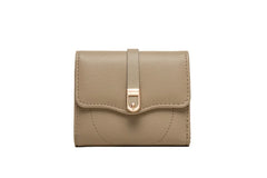 Priti Women's Short Wallet Solid Pu Soft Surface Large Capacity Zero Wallet