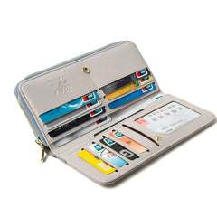 Pritti Women's Long Wallet with High-Capacity Mobile Phone Bag