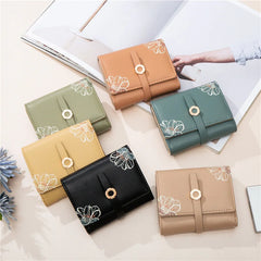Pritti Women's Short Zipper Buckle Wallet