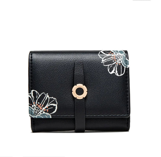 Pritti Women's Short Zipper Buckle Wallet