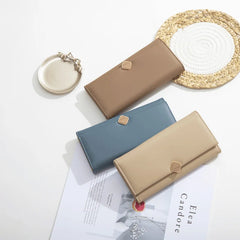 Pritty Style Women's Long Small Fresh Pu Wallet