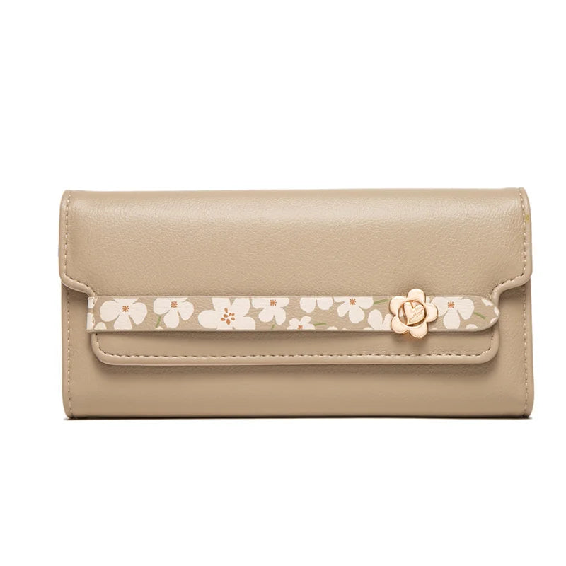 Women's Long Zipper Wallet Large Capacity Multifunctional Handbag