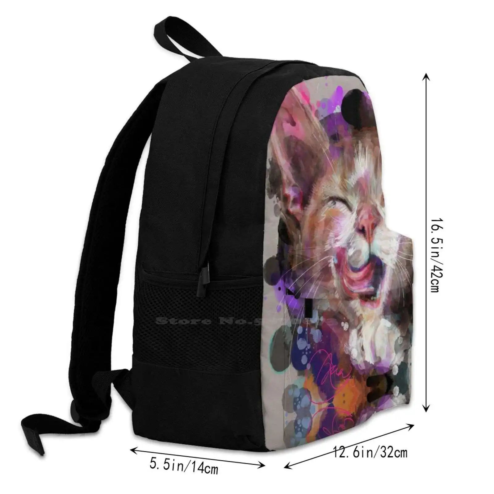 Caturday Lil Bit Backpack Bag