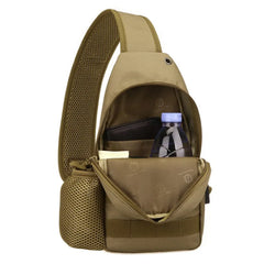 Protector Plus USB Chest Pack Mini Casual Kettle Chest Bag Men Shoulder Bag