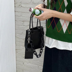 Pitaya Small Square Bag Acrylic Chain Portable Messenger Bags