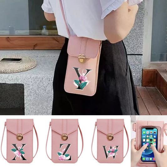 PU Leather Wallets Card Holder Crossbody Bag Phone Purse