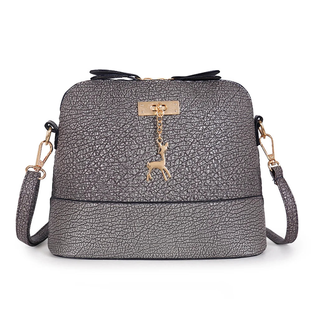 Pu Leather Women Shoulder Bags Female Toy Deer Purse Mini Crossbody Bag