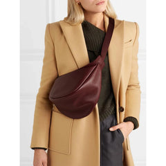 Half-moon Crossbody Bag Adjustable Shoulder Straps Handbag Bolsa