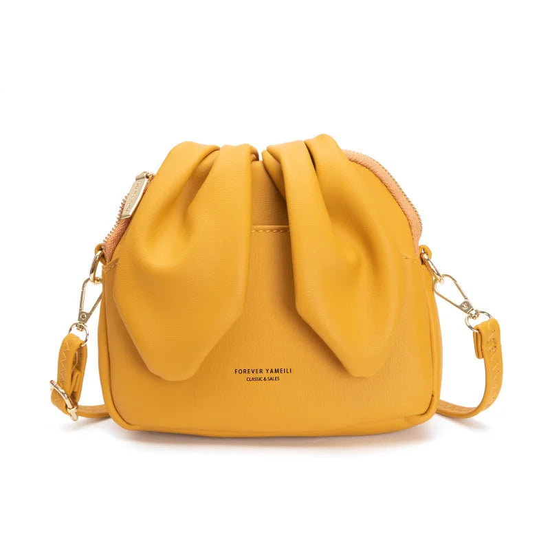 Fire Rabbit Ear Mini Shoulder Bag, Red Bucket Bag