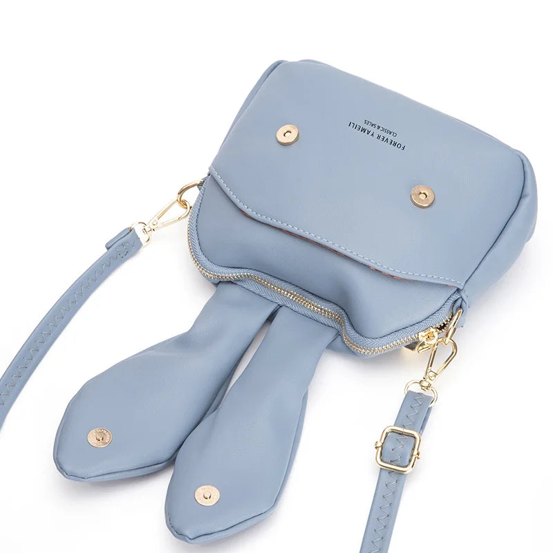 Fire Rabbit Ear Mini Shoulder Bag, Red Bucket Bag