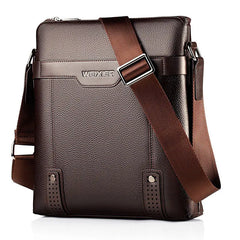Men's Crossbody Bag Zipper Small Briefcase Business Shoulder Bag