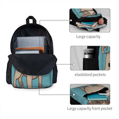 Pug Puppy Cartoon Backpacks Men's Backpacks Bags For Women