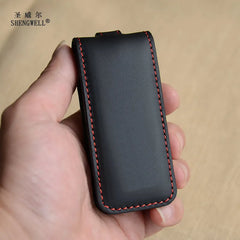 Leather Key Case Holder Car Keychain Storage Bag