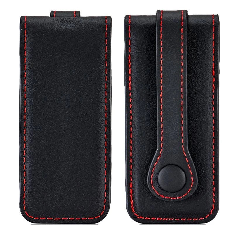 Leather Key Case Holder Car Keychain Storage Bag
