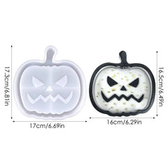 Halloween Pumpkin Bat Ghost Sea Turtle Tray Silicone Molds DIY Epoxy Mold