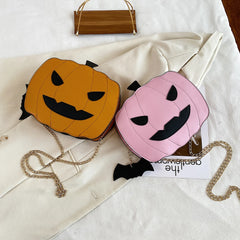 Vintage Pumpkin Shape Shoulder Bag Female Purse Waterproof Messenger Bag