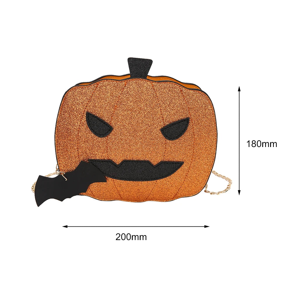 Vintage Pumpkin Shape Shoulder Bag Female Purse Waterproof Messenger Bag