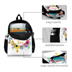 Pumpkin Spice And Everything Nice Backpack For Student School Laptop Travel Bag