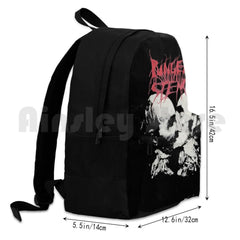 Pungent Stench Hiking Backpack Waterproof Camping Travel Metal Band