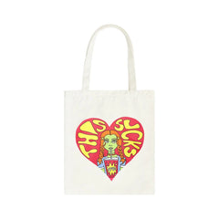 Punk Girl Harajuku Canvas Shoulder Bag Vintage Cartoon Ulzzang Ins College Lette