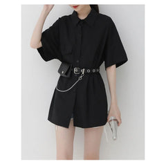 Punk Style Belt Pocket Chain Casual Dress Jeans Waist Bag