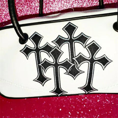 Punk Vintage Totes Women Leather Crossbody Purse Handbags Female Evening Bags