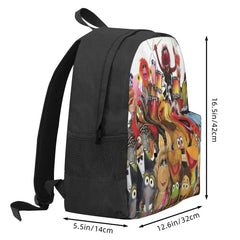 Plain Backpack Men's Women's Child Girls Puppets Backpacks Bags