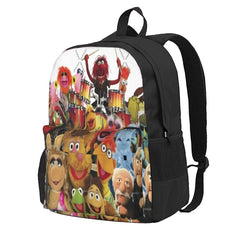 Plain Backpack Men's Women's Child Girls Puppets Backpacks Bags