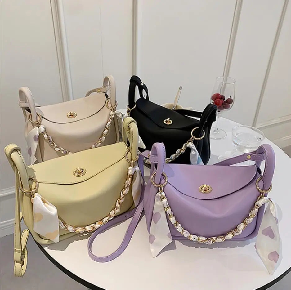 Summer PU Leather Shoulder Messenger Bag