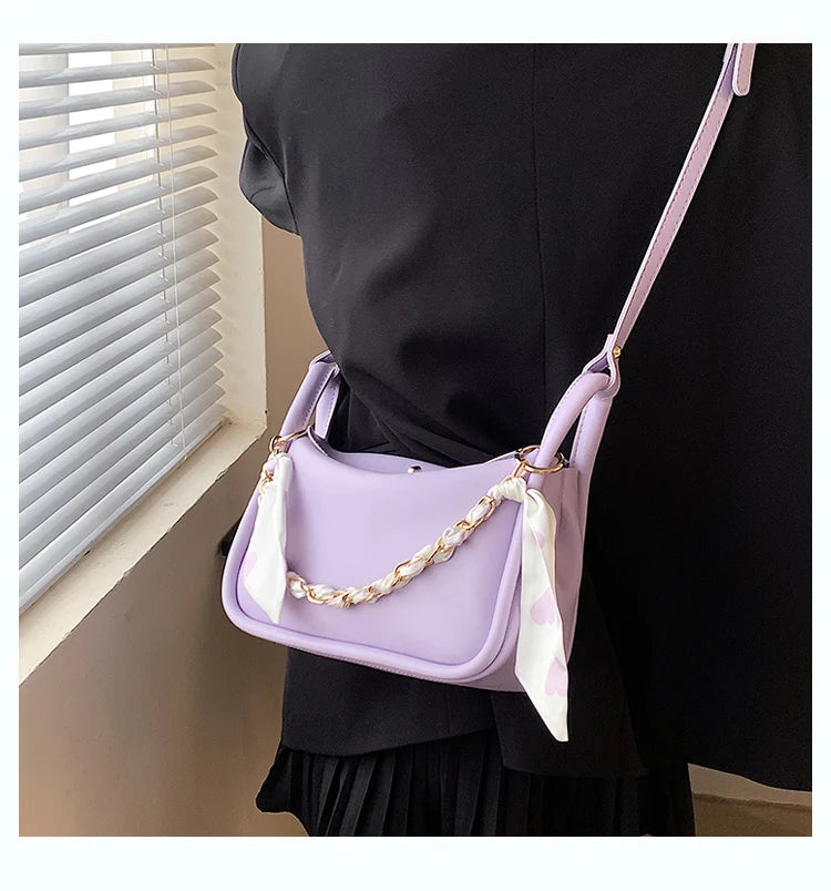 Summer PU Leather Shoulder Messenger Bag