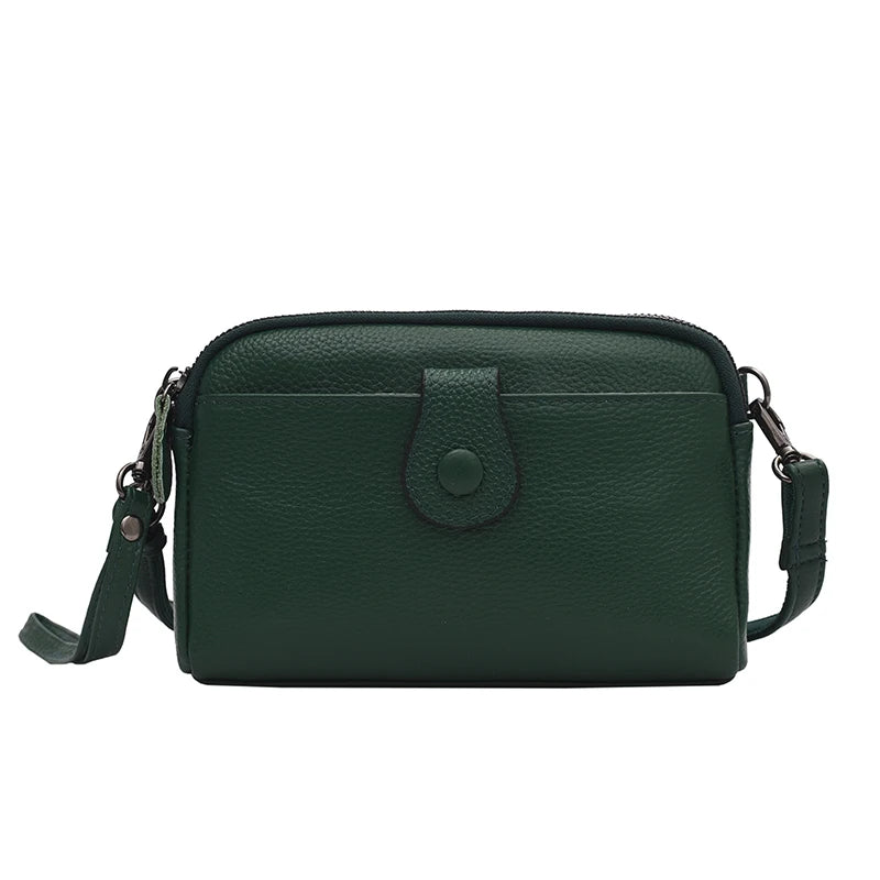 Soft Leather Messenger Bag Crossbody Bag Women Handbag