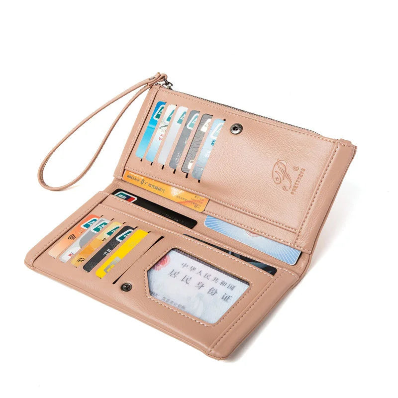 Purity Women's Long Wallet Casual Handbag Buckle Wallet