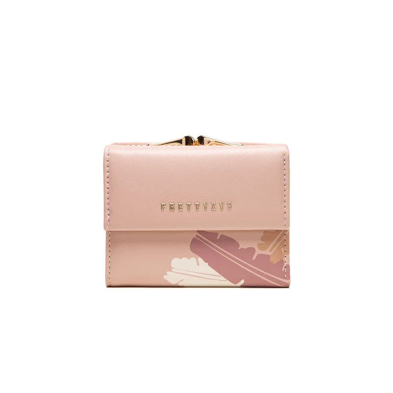 Purity Women's Short Wallet - Small 3-fold PU Zero Wallet
