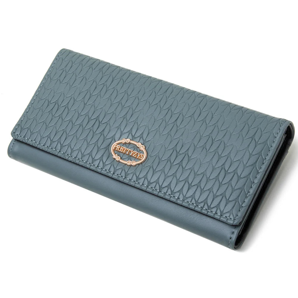 Purity Women's Long Buckle PU Handbag Wallet