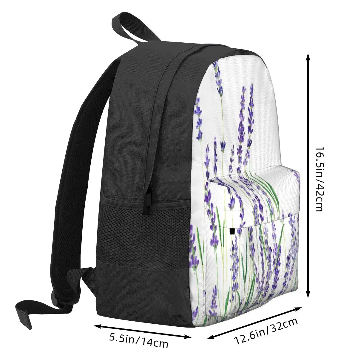 Purple Lavender 1 Backpacks Men's & Women's Bag