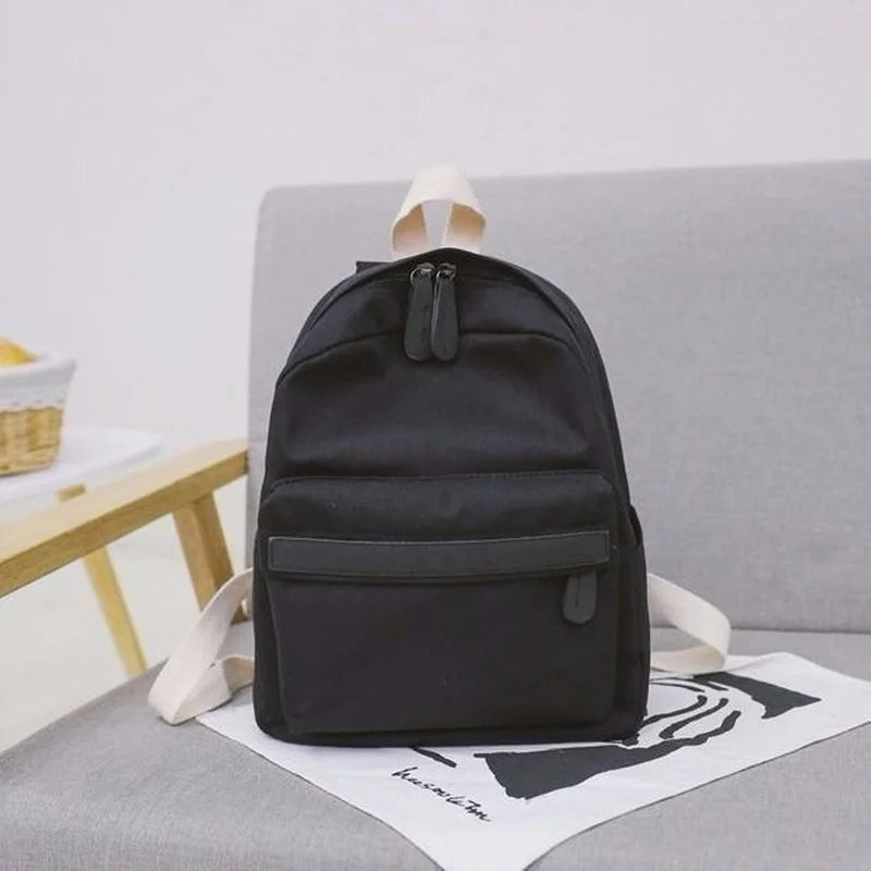 Purple Waterproof Backpack Women Large-capacity School Bag