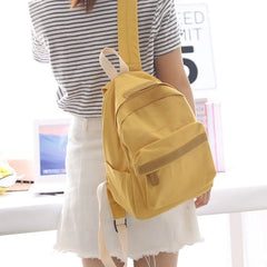 Purple Waterproof Backpack Women Large-capacity School Bag