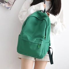 Purple Waterproof Shoulder School Bags Female Large-capacity Travel Backpack