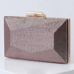 Purple Unique Evening Clutch Bags for Wedding Party Shoulder Handbags Purse