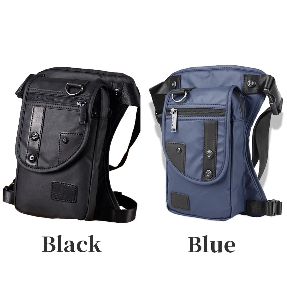 Waterproof Shoulder Bags Messenger Cross Body Hip Leg Bags Men