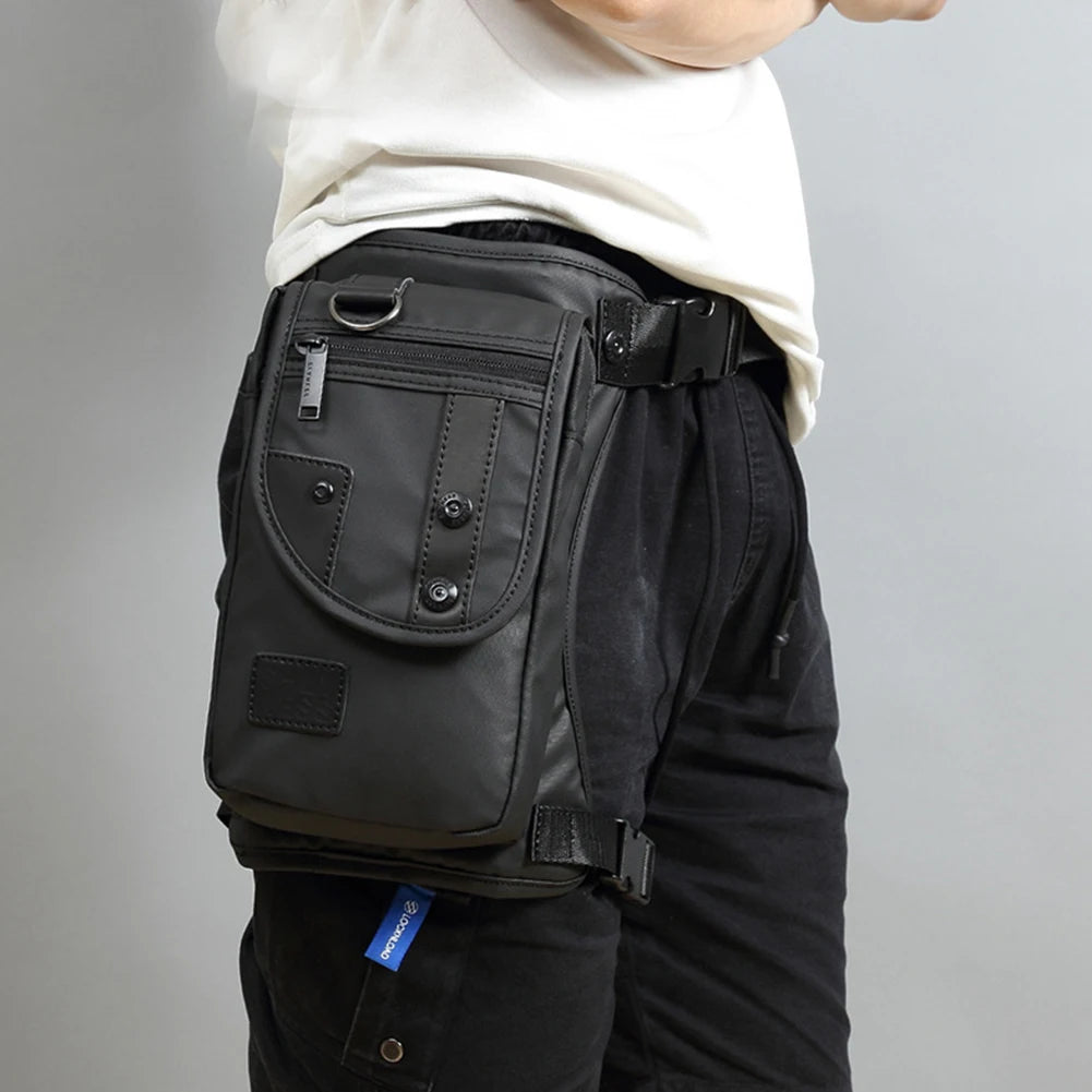 Waterproof Shoulder Bags Messenger Cross Body Hip Leg Bags Men