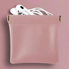 Portable Earphone Wire Bag Fine Stitching Cosmetic Bag