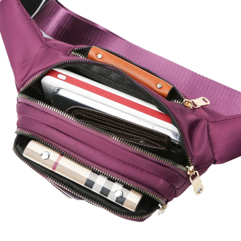 Women's Waist Bag Waterproof Crossbody Hip Pack