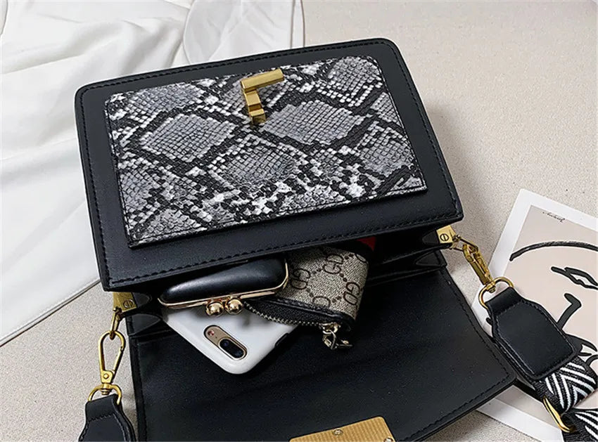 Snake Skin Bag Purse and Handbag