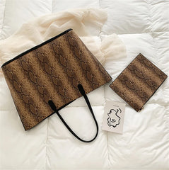 Women's Casual Handbag Set - 2 Piece Handbags