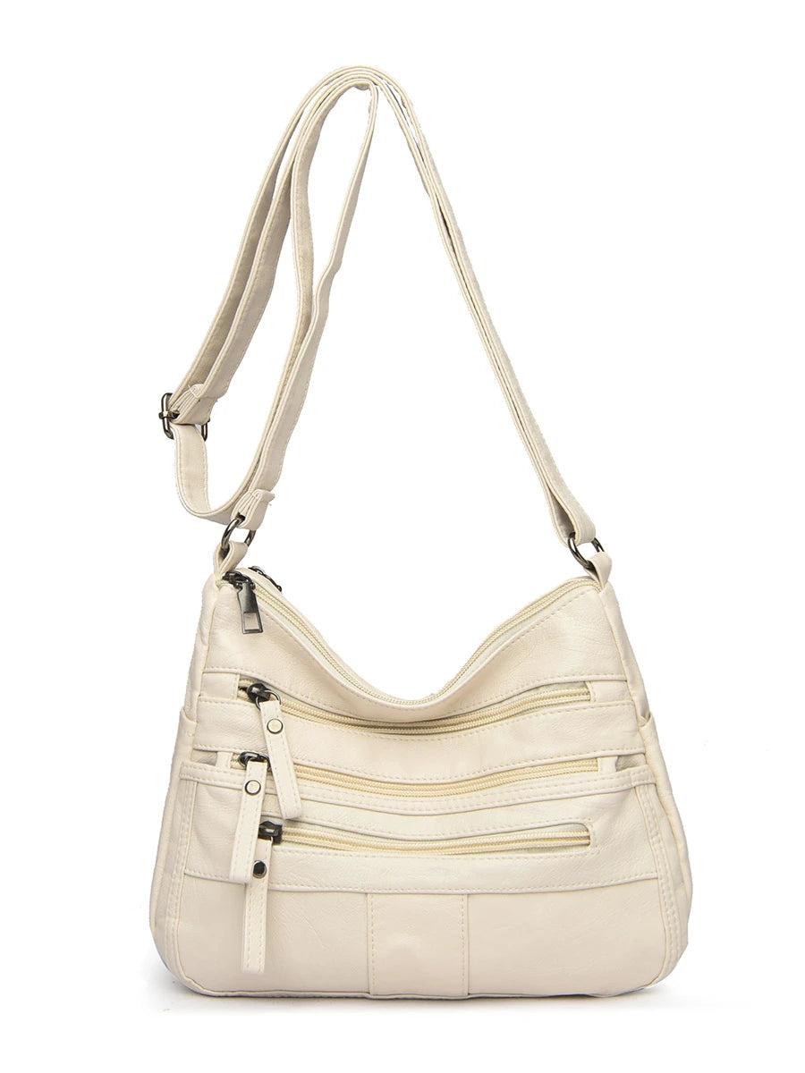 Soft Leather Shoulder Bag Crossbody Purse Ladies Pocketbooks